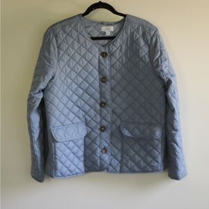 Women’s Quilted Blue Jacket